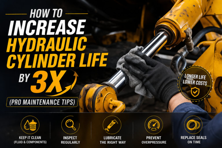 hydraulic cylinder maintenance to increase lifespan and prevent failure